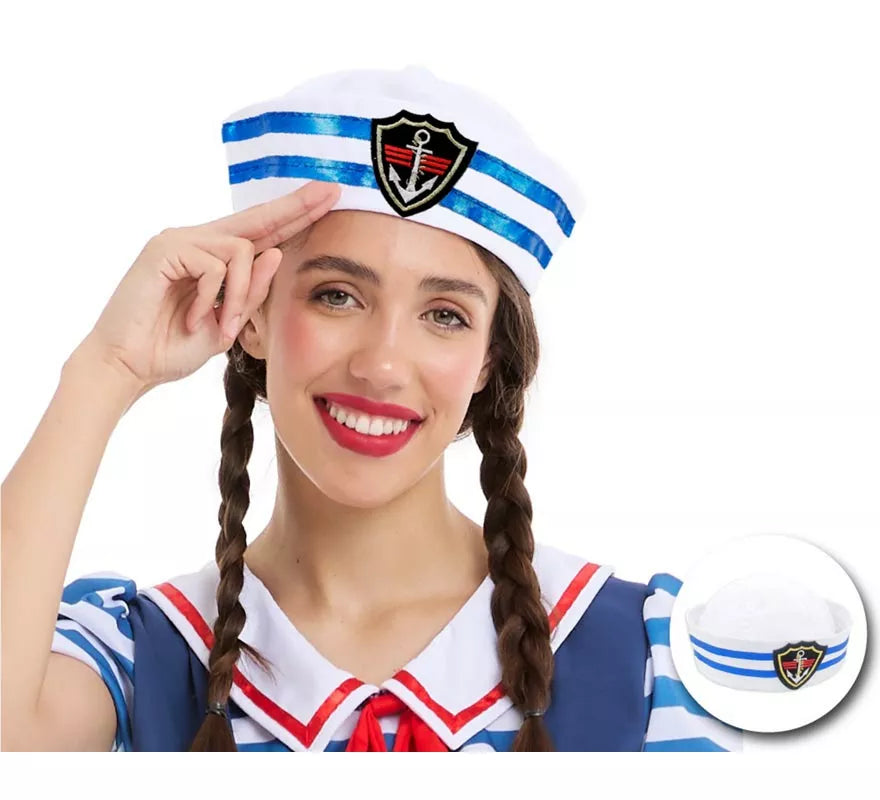 Translation missing: es.Gorra de Marinera con insignia adulto