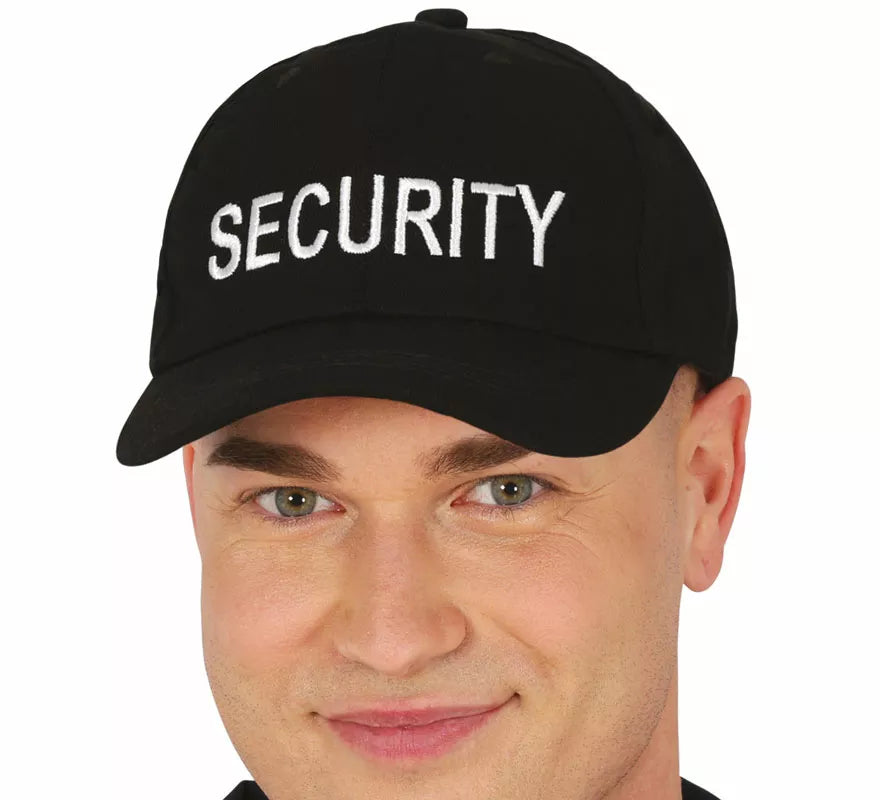 Translation missing: es.Gorra de Security negra adulto