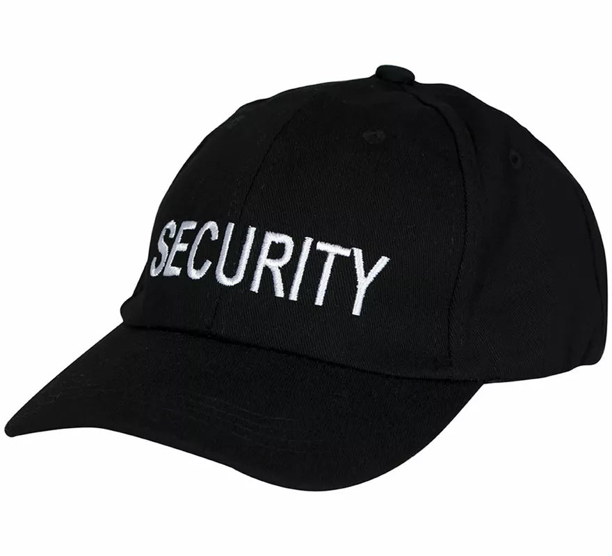 Translation missing: es.Gorra de Security negra adulto
