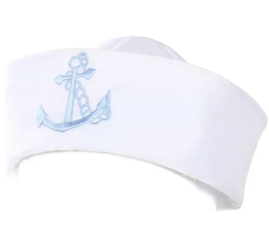 Translation missing: es.Gorra Marine blanco con ancla