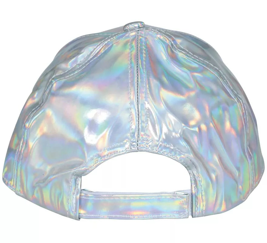 Gorra Metalizada plateado adulto