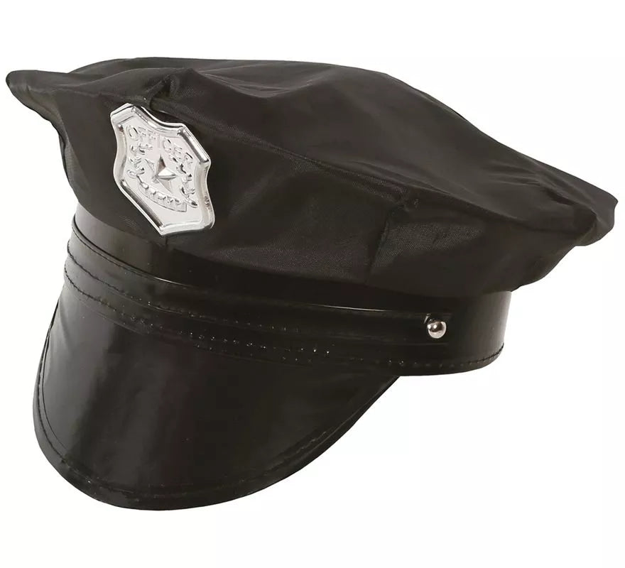 Translation missing: es.Gorra Policía infantil con placa dorada