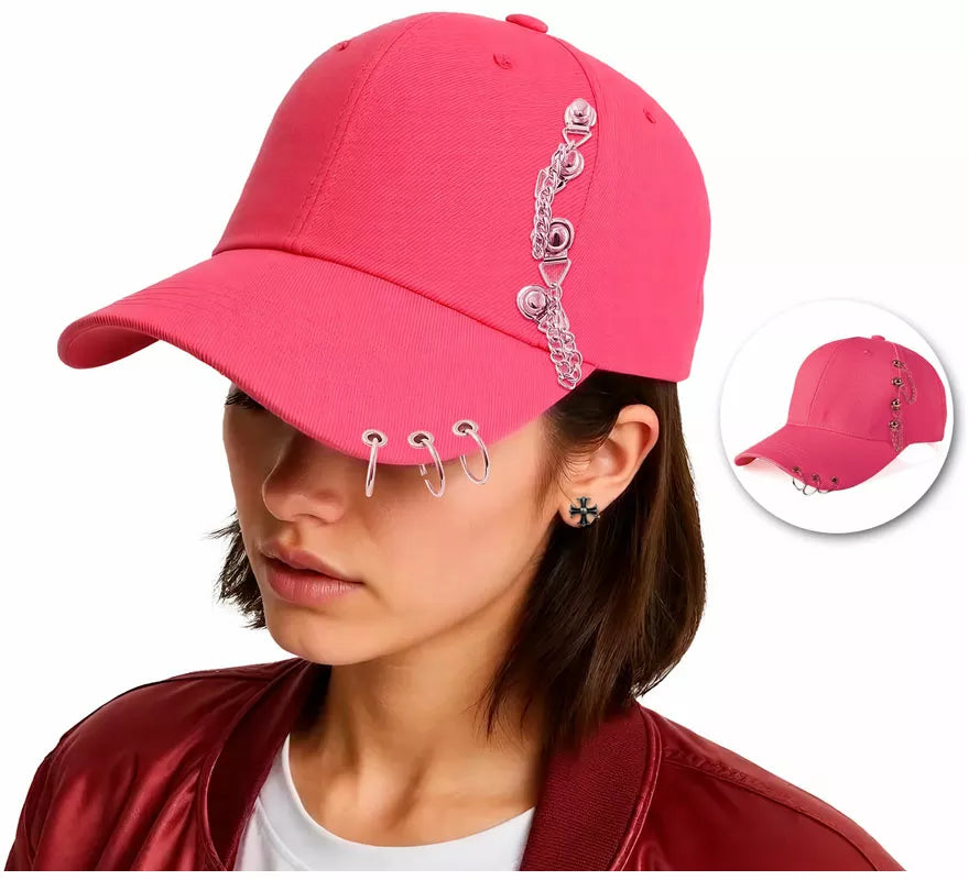 Translation missing: es.Gorra Punk con Visera y Cadenas en varios colores