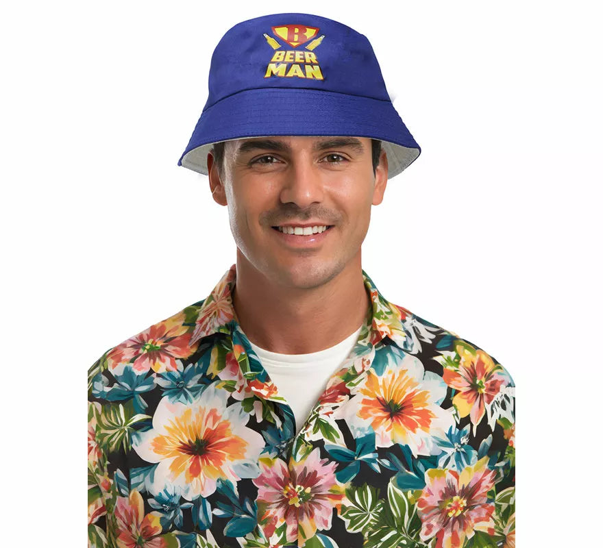 Translation missing: es.Gorro Beer Man azul adulto