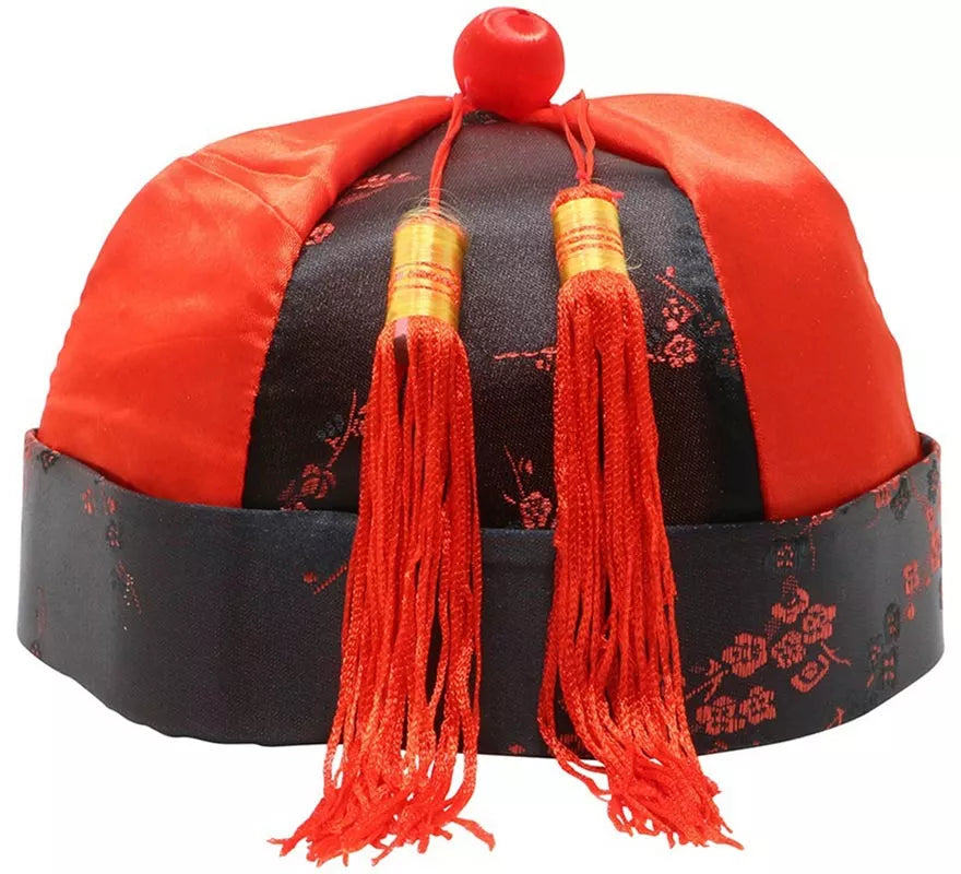 Translation missing: es.Gorro Chino Mandarín con borla