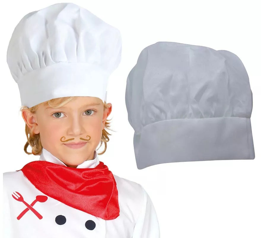 Translation missing: es.Gorro Cocinero Blanco de Tela