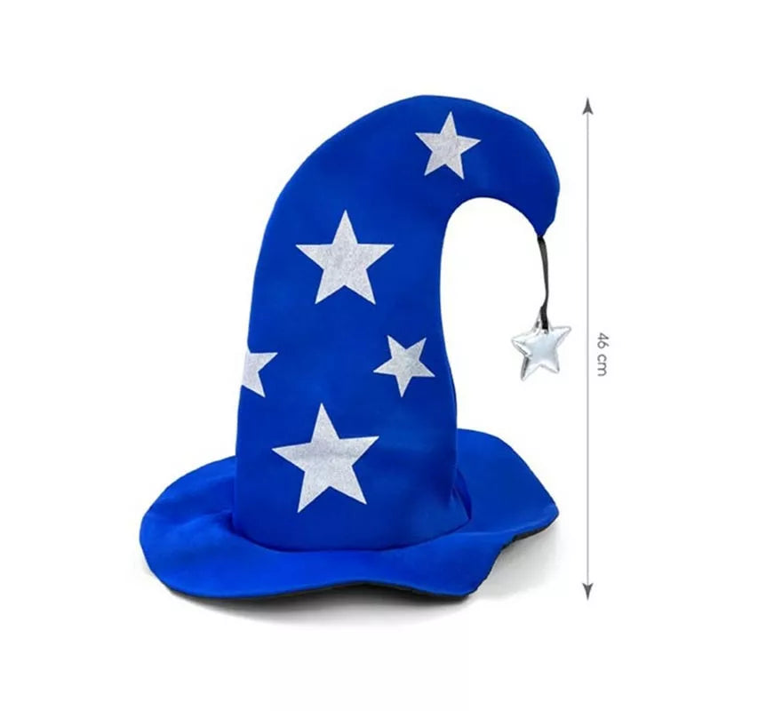Translation missing: es.Gorro de Brujo con Estrellas de 46 cm
