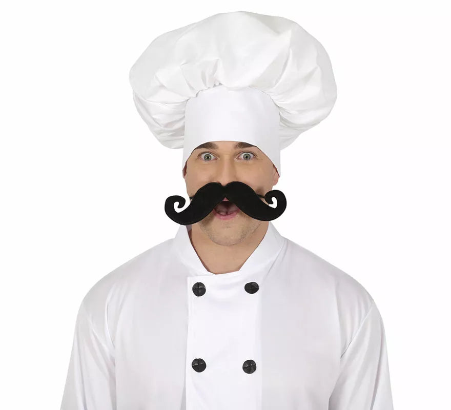 Translation missing: es.Gorro de Chef blanco grande adulto