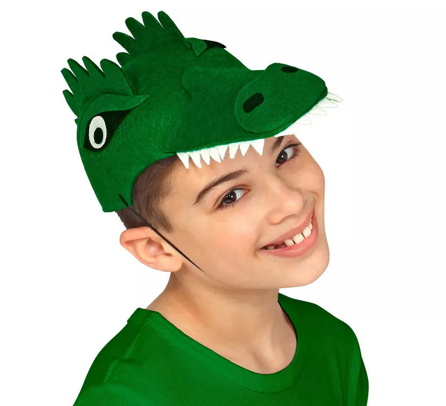 Translation missing: es.Gorro de Cocodrilo de Fieltro para niños