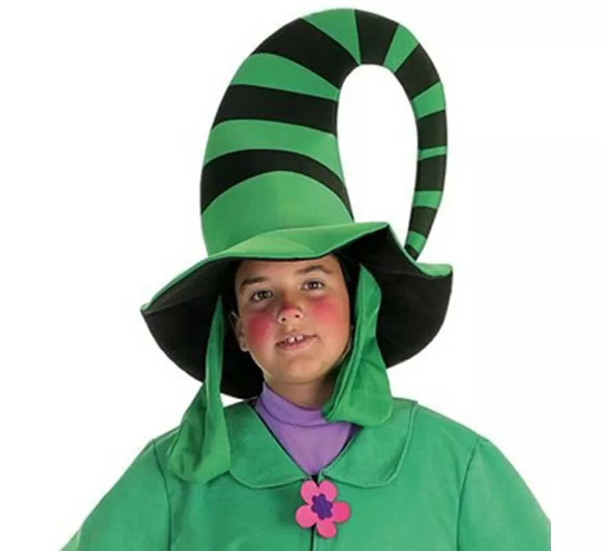 Gorro de Duende Verde y Negro para niños