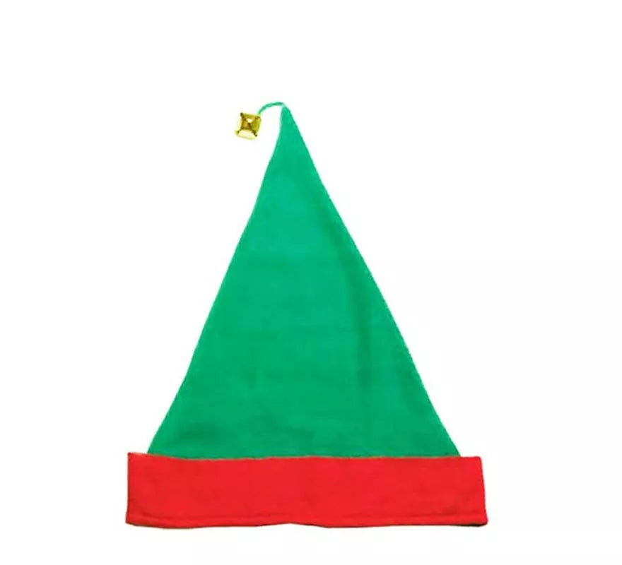 Translation missing: es.Gorro de Elfo Cascabel Fieltro verde y rojo