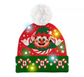 Gorro de Elfo Efecto Lana con Luz