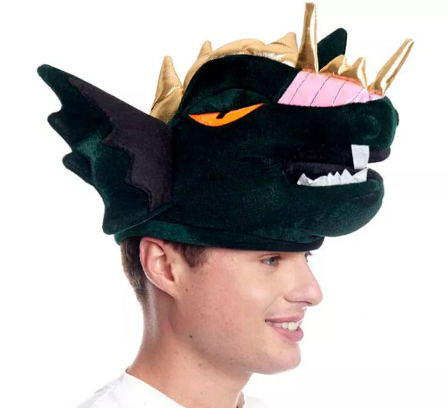 Translation missing: es.Gorro de Foam de Dragón verde