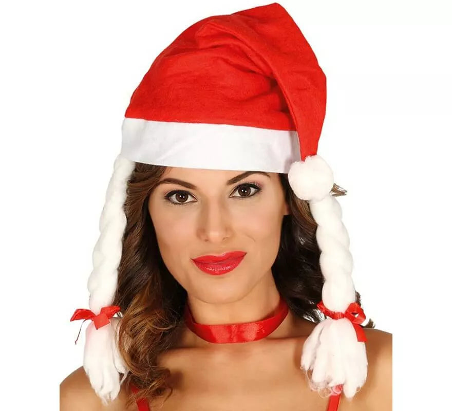 Translation missing: es.Gorro de Mamá Noel con Trenzas