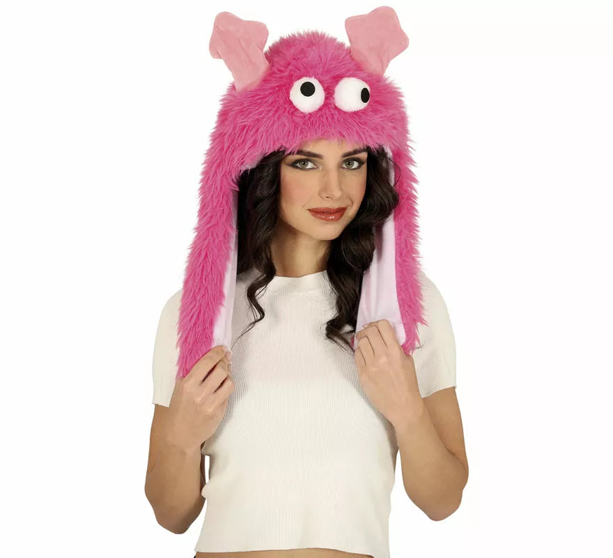 Translation missing: es.Gorro de Monstruito rosa adulto