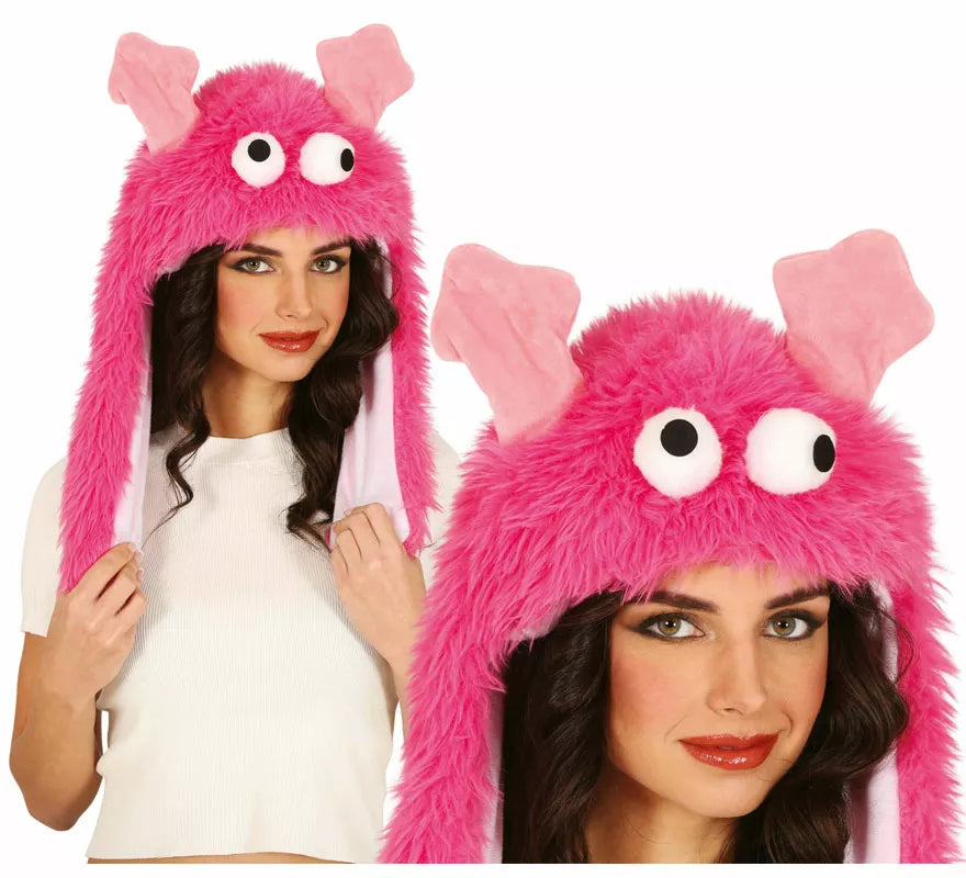 Translation missing: es.Gorro de Monstruito rosa adulto