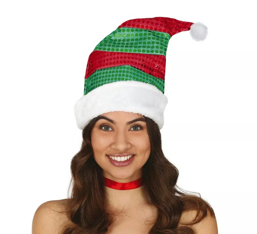 Translation missing: es.Gorro de Noel Verde y Rojo
