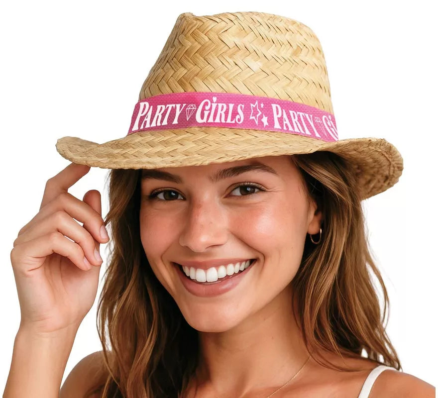 Gorro de Paja Party Girls