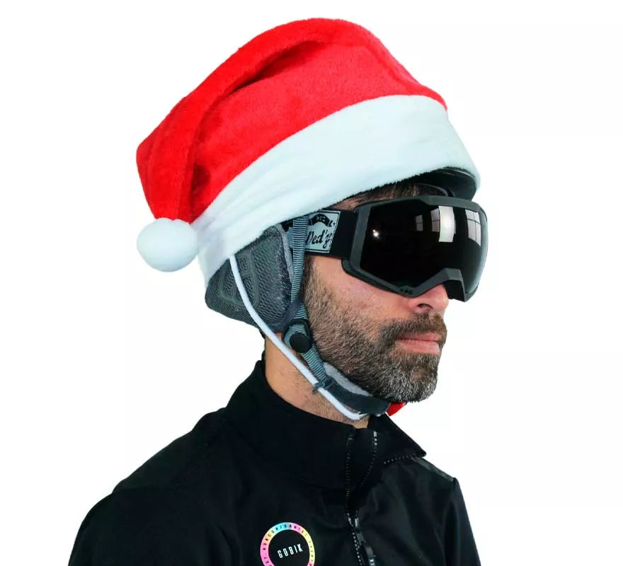 Translation missing: es.Gorro de Papá Noel para Cascos de Bicicleta, Esquí y más