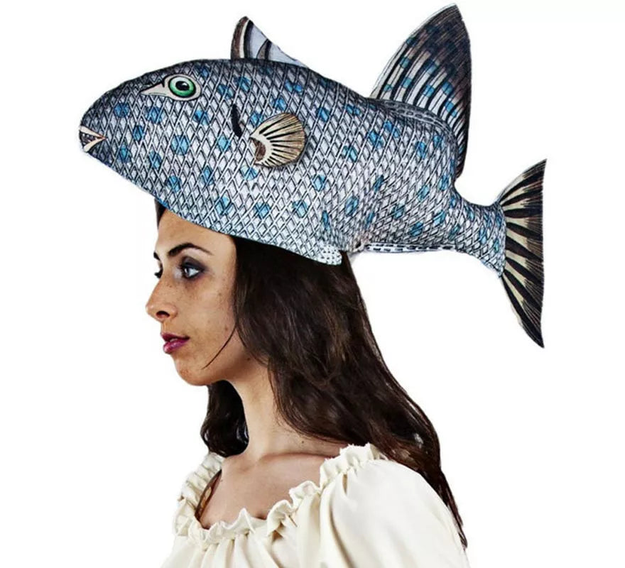 Translation missing: es.Gorro de Pez de Río azul adulto