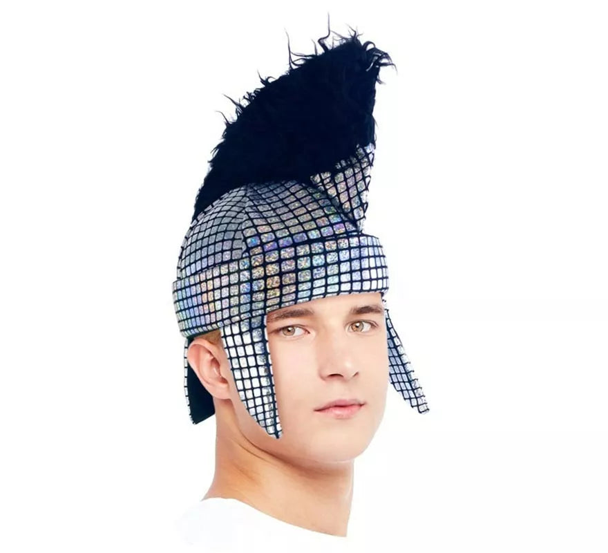 Translation missing: es.Gorro de Romano negro a cuadros de foam