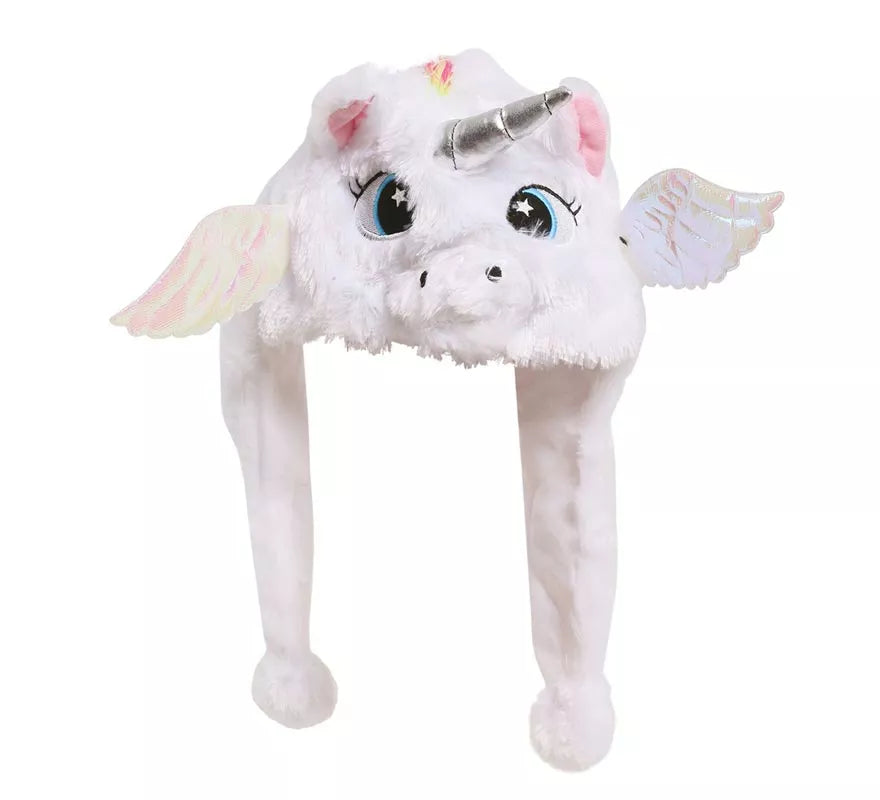Translation missing: es.Gorro de Unicornio Blanco con alas