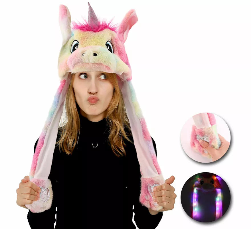 Translation missing: es.Gorro de Unicornio con Oreja Móviles y Luz