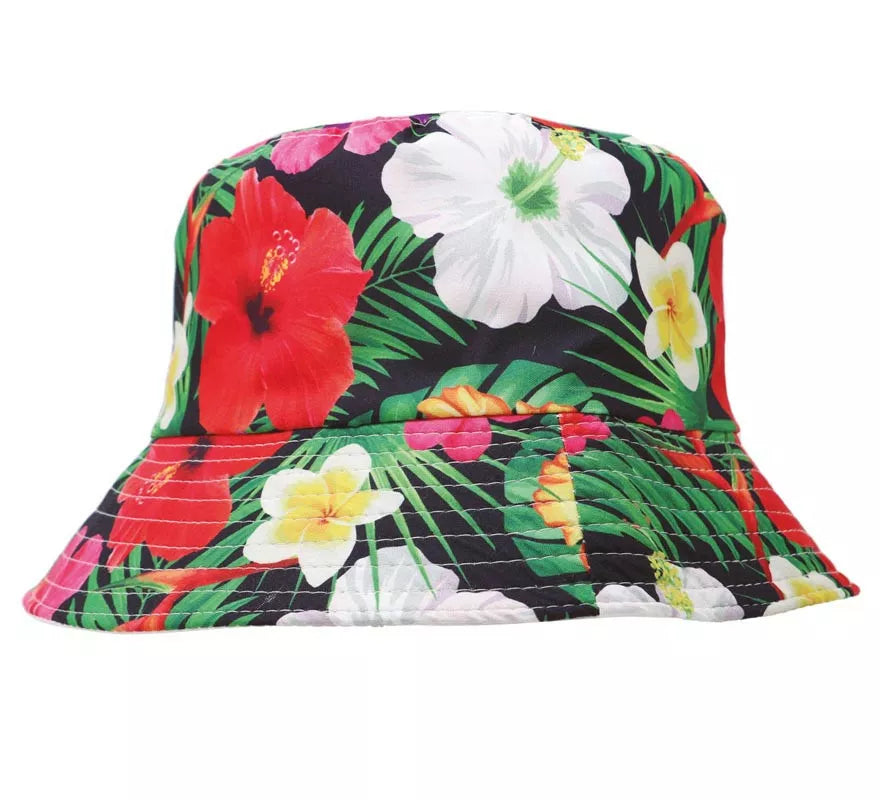 Translation missing: es.Gorro Hawaiano Flores Tropical adulto