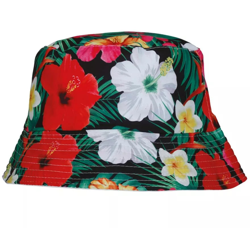 Translation missing: es.Gorro Hawaiano Flores Tropical adulto