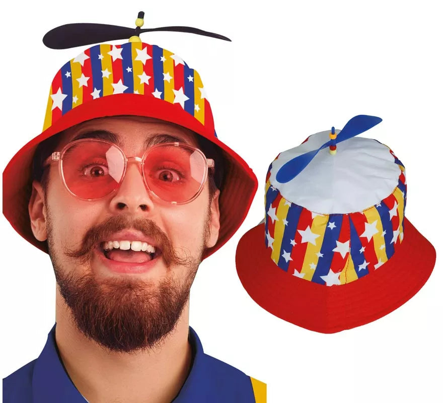 Translation missing: es.Gorro multicolor con Hélice