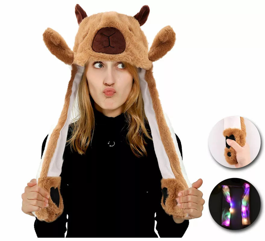 Translation missing: es.Gorro Orejas Capibara con Movimiento y luz