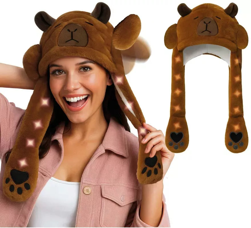 Translation missing: es.Gorro Orejas Capibara con Movimiento y luz