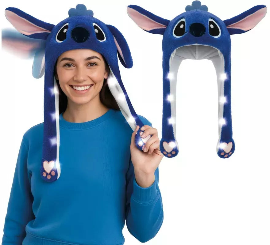 Translation missing: es.Gorro Orejas Monstruito azul con Movimiento y luz