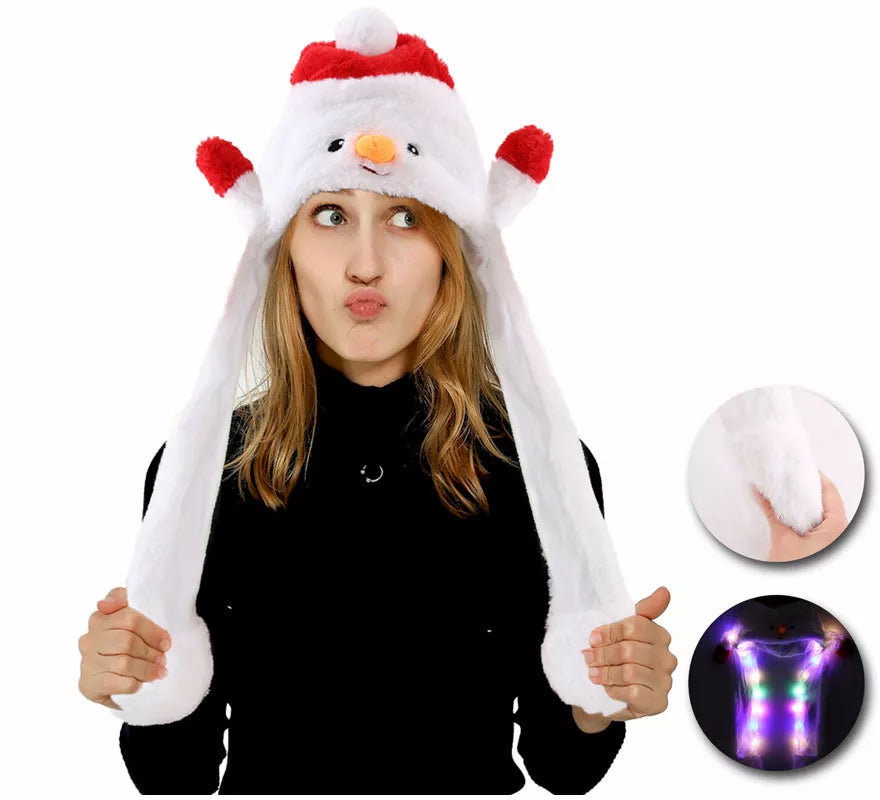 Translation missing: es.Gorro Orejas Muñeco de nieve con luz y movimiento