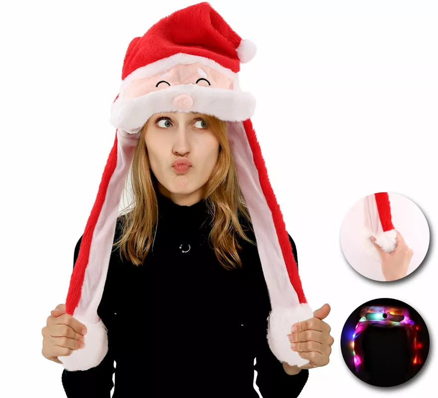 Translation missing: es.Gorro Orejas Papá Noel con Movimiento con luz