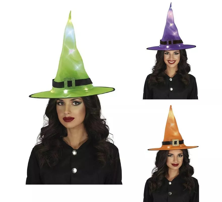 Gorros de Bruja con luz surtidos