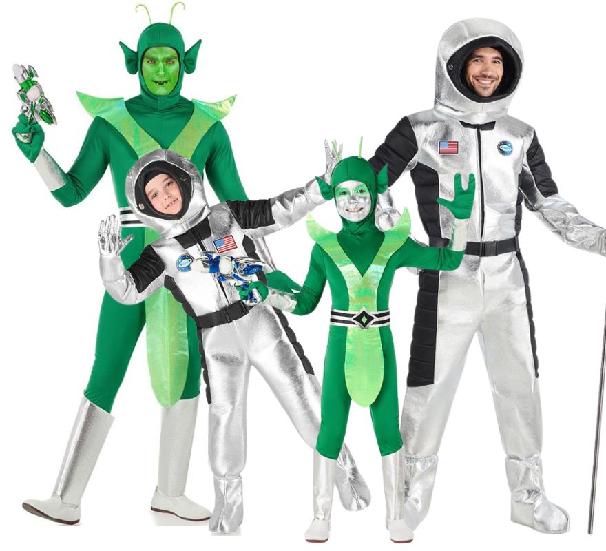 Translation missing: es.Grupo de astronautas y aliens