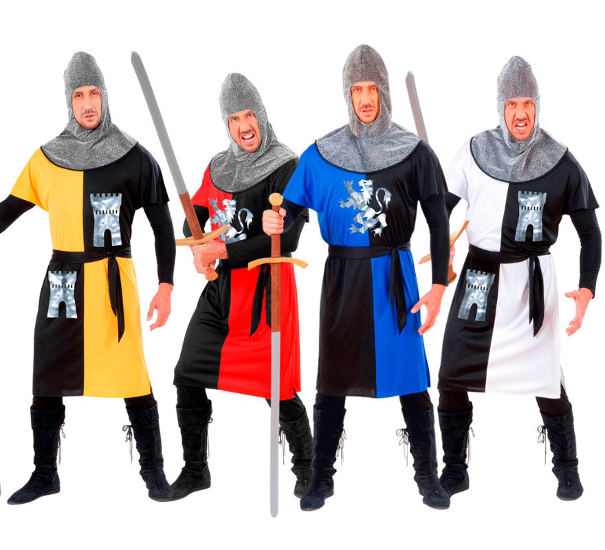 Grupo de guerreros medievales