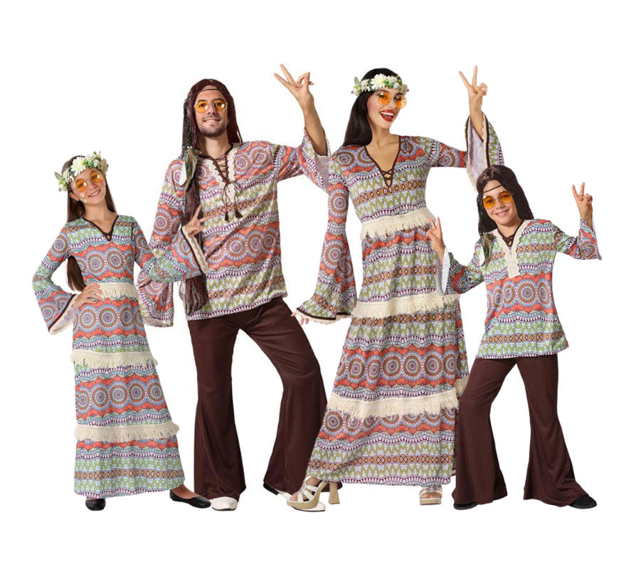 Grupo de hippies clásico
