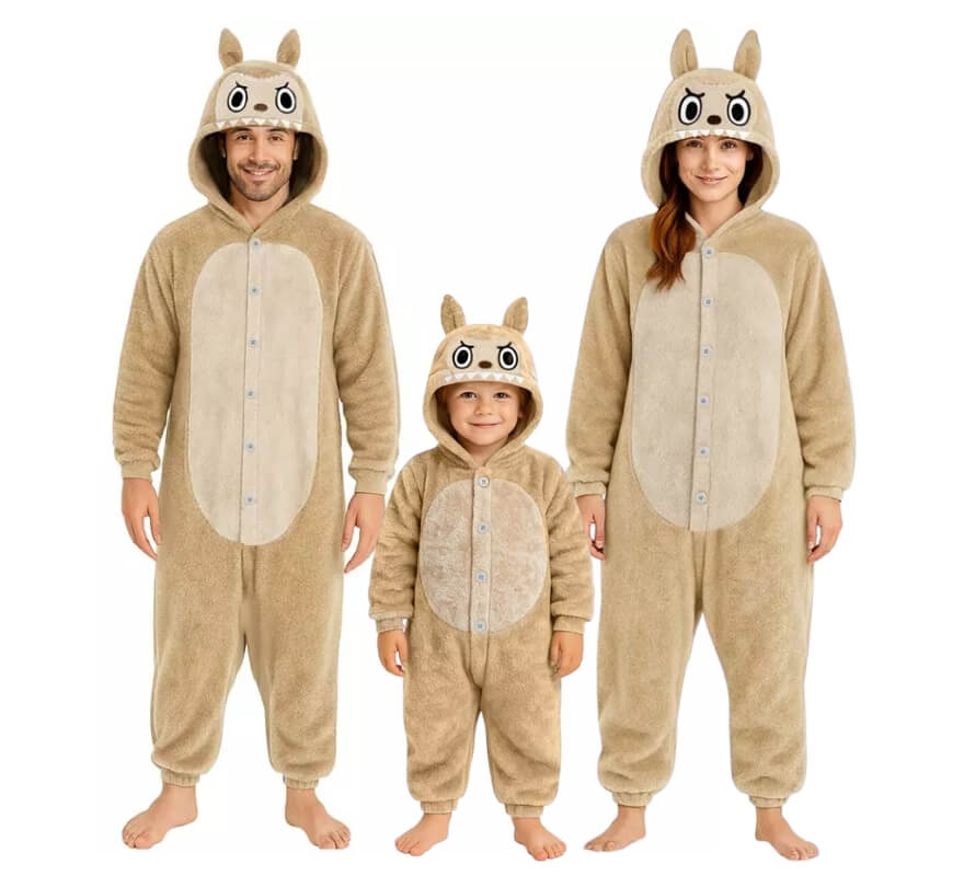 Grupo de Lulús beige en familia