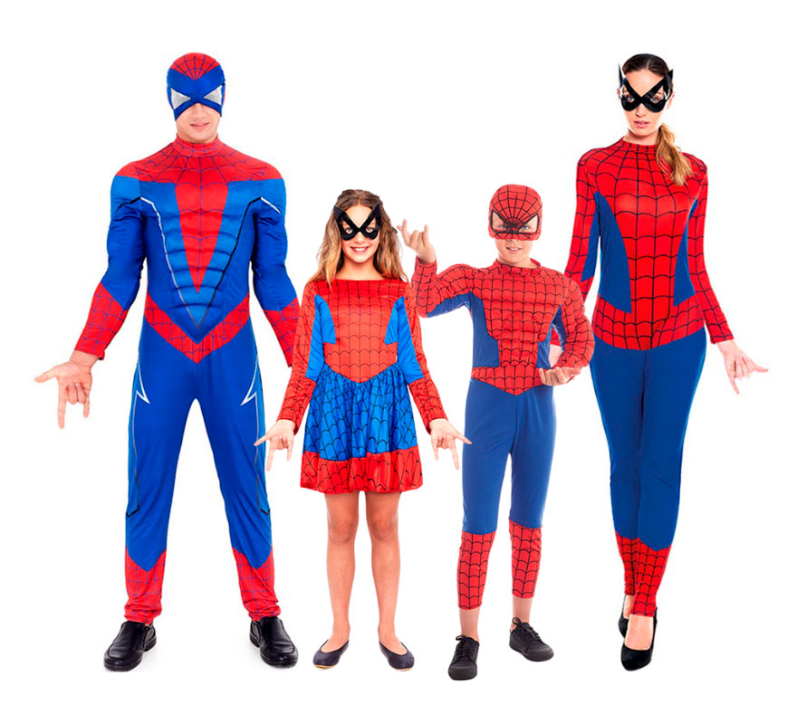 Grupo de superhéroes arácnidos