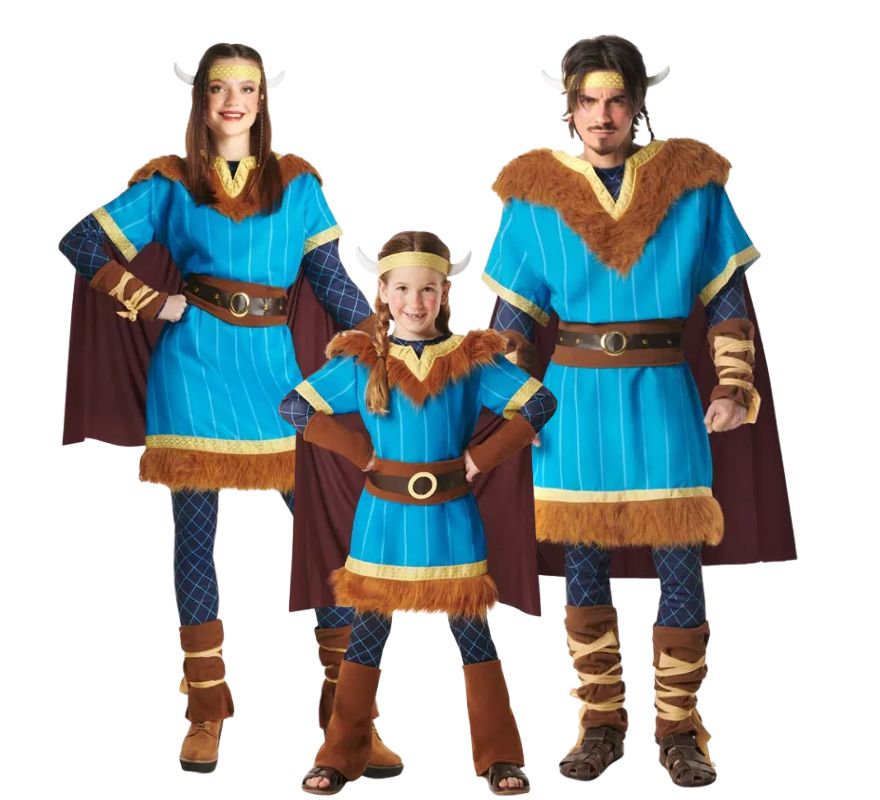Grupo de vikingos azules