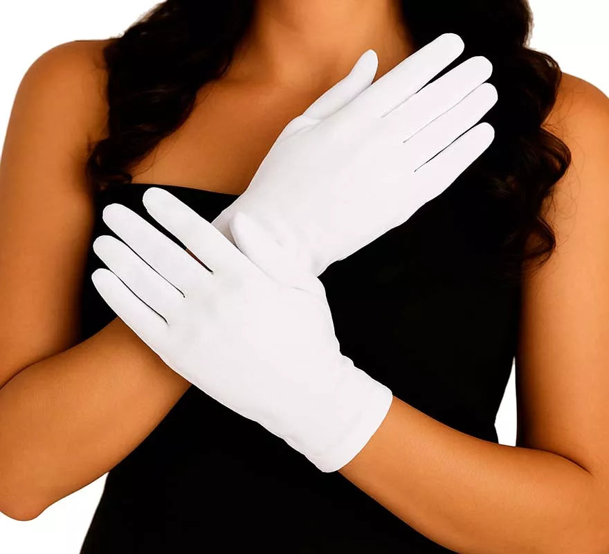Translation missing: es.Guantes blancos para adulto