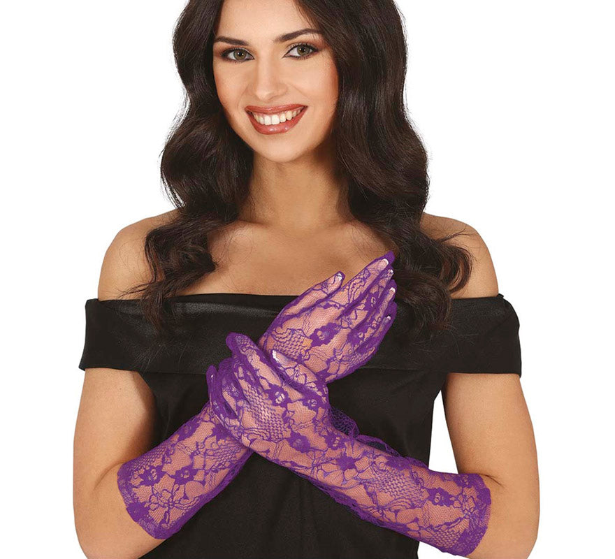 Translation missing: es.Guantes Calados largos de 38 cm en varios colores