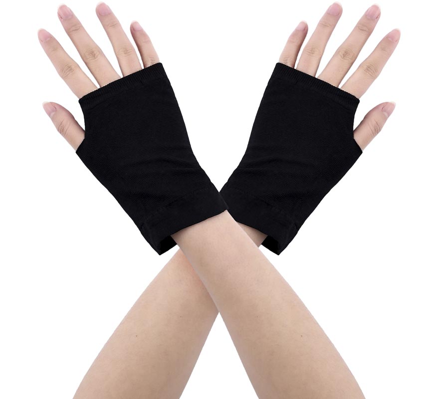 Translation missing: es.Guantes Corto negro sin dedos