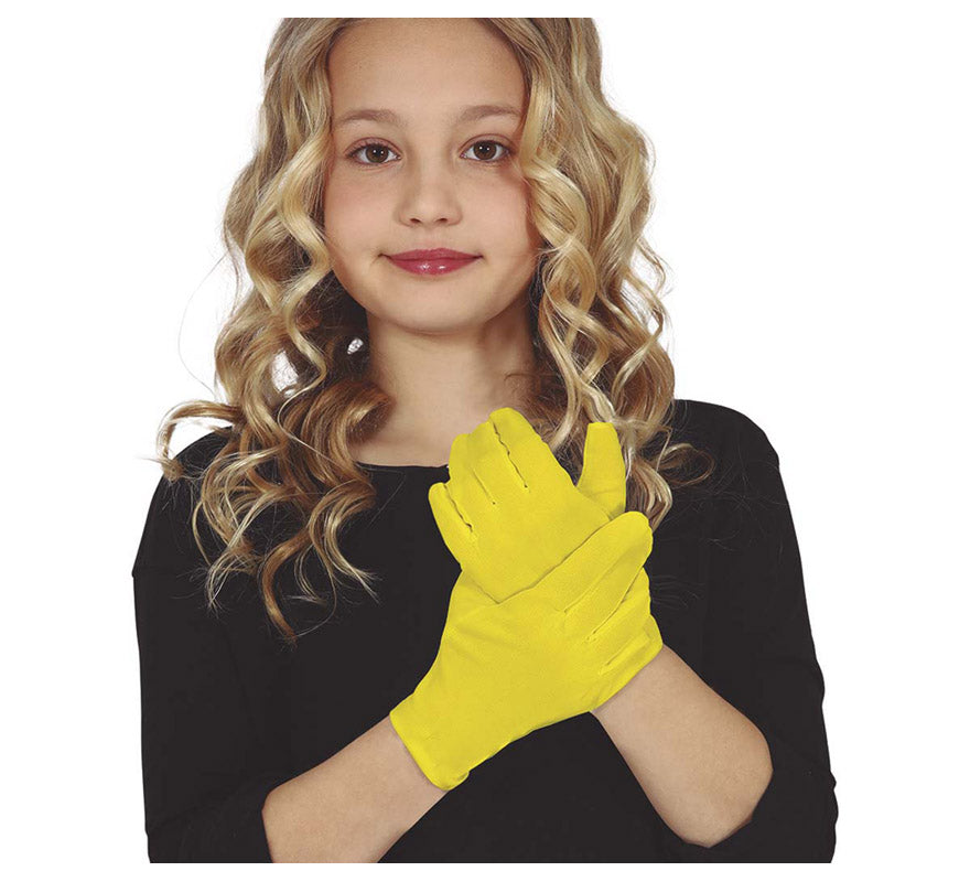 Translation missing: es.Guantes Cortos Infantiles en varios colores mate de 19 cm