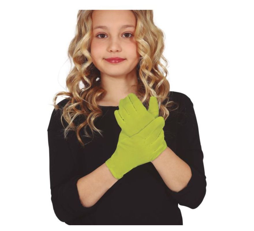 Translation missing: es.Guantes Cortos Infantiles en varios colores mate de 19 cm