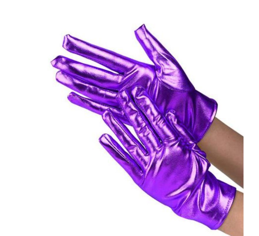 Translation missing: es.Guantes Cortos para adultos en varios colores Metalizados