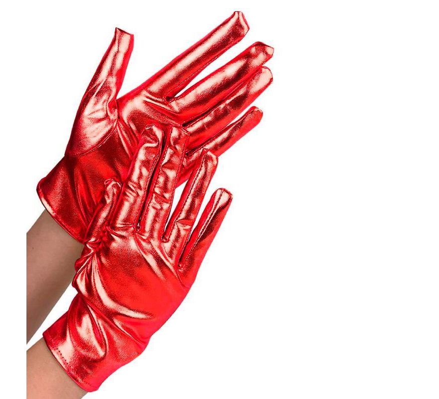 Translation missing: es.Guantes Cortos para adultos en varios colores Metalizados