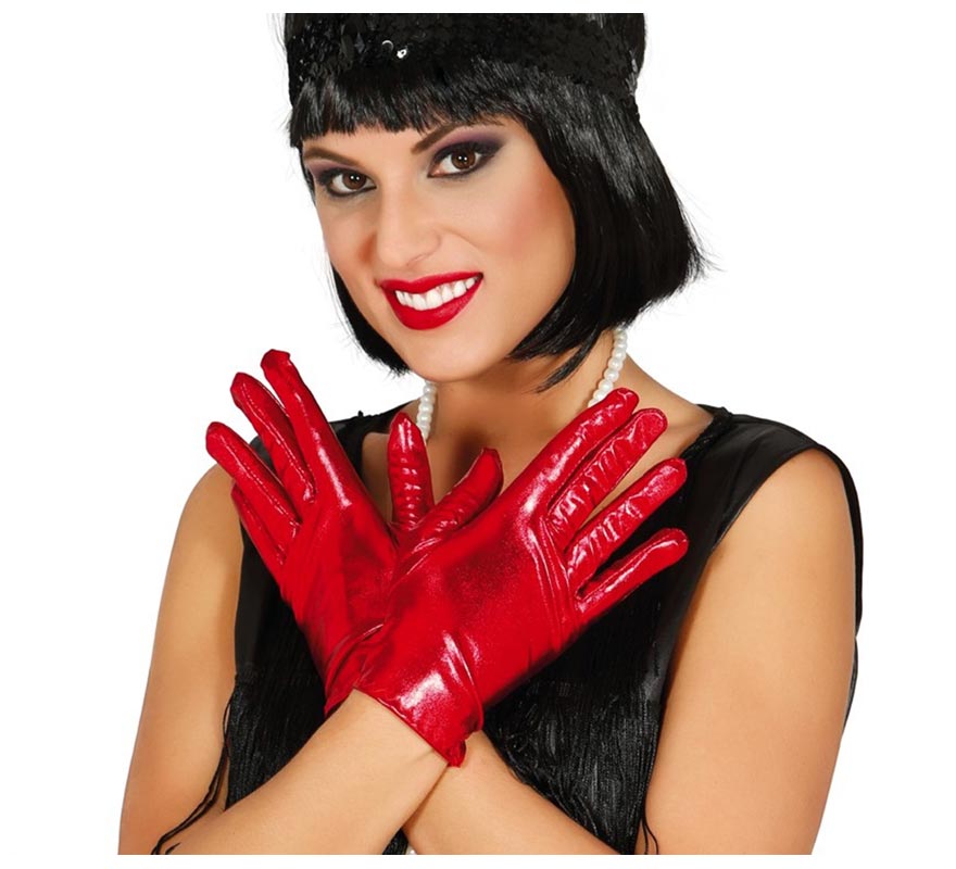 Translation missing: es.Guantes cortos rojo 22 cm